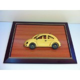 Wholesale - Handmade Wooden Home Decoration Beetle Vintage Car Cameo Photo Frame Gift Frame