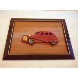 Wholesale - Handmade Wooden Home Decoration Red Vintage Car Cameo Photo Frame Gift Frame