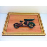 Wholesale - Handmade Wooden Home Decoration Vintage Car Cameo Photo Frame Gift Frame 003