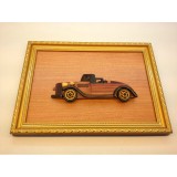Wholesale - Handmade Wooden Home Decoration Vintage Car Cameo Photo Frame Gift Frame 006