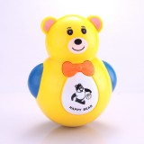 Wholesale - Electronic Music Tumbler Animal Pattern Baby Toy -- Yellow Bear