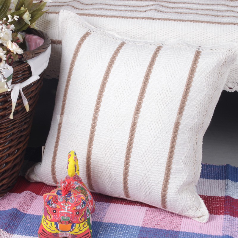 Modern Decoration Square Pillow Cover Pillow Sham -- Simple Lines