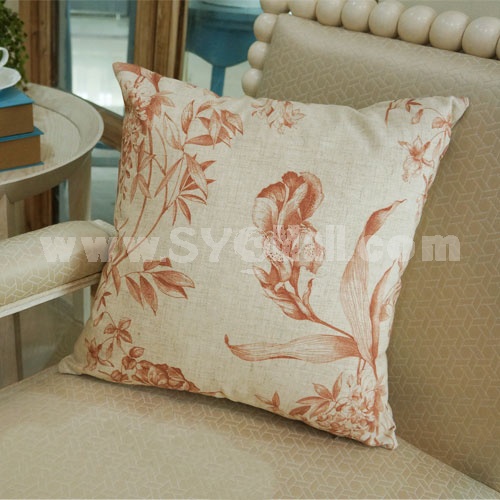 Modern Decoration Square Pillow Cover Pillow Sham -- Orchid