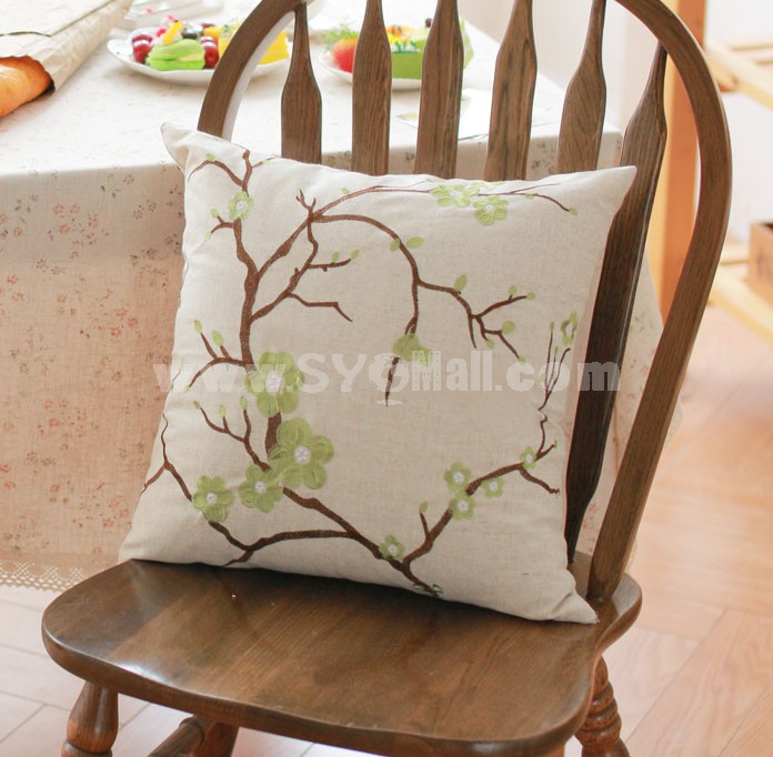 Home/Car Decoration Pillow Cushion Inner Included -- Pplum Blossom