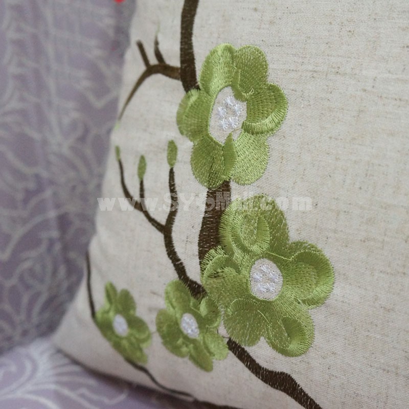 Home/Car Decoration Pillow Cushion Inner Included -- Pplum Blossom