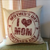 Wholesale - Home/Car Decoration Pillow Cushion Inner Included -- LOVE MUM