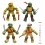 Teenage Mutant Ninja Turtles Figure Toys Action Figures 4pcs/Lot 12cm/4.7inch