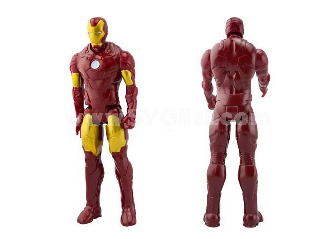 Red Iron Man Action Figure Toy 12 inch