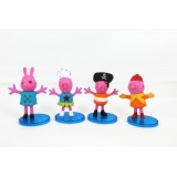 wholesale - Peppa Pig Figure Toys Princess Peppa & Pirate George 4pcs/Lot 3.5inch
