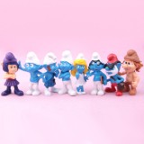 wholesale - The Smurfs Action Figures Figure Toys 2.0inch 8pcs/Set