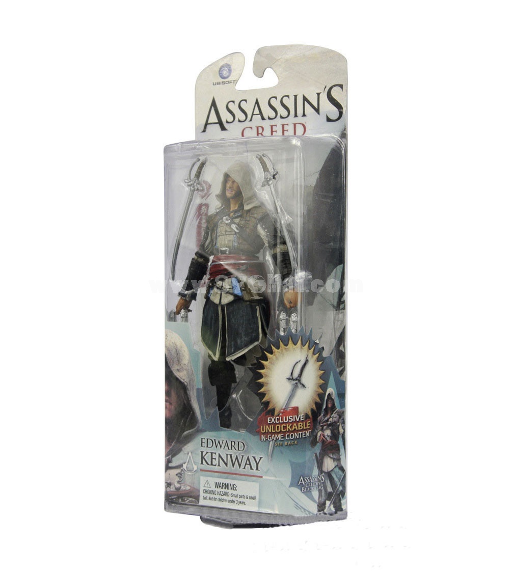 Assassin's Creed Connor Figure Toy Action Figure Black 15cm/5.9inch