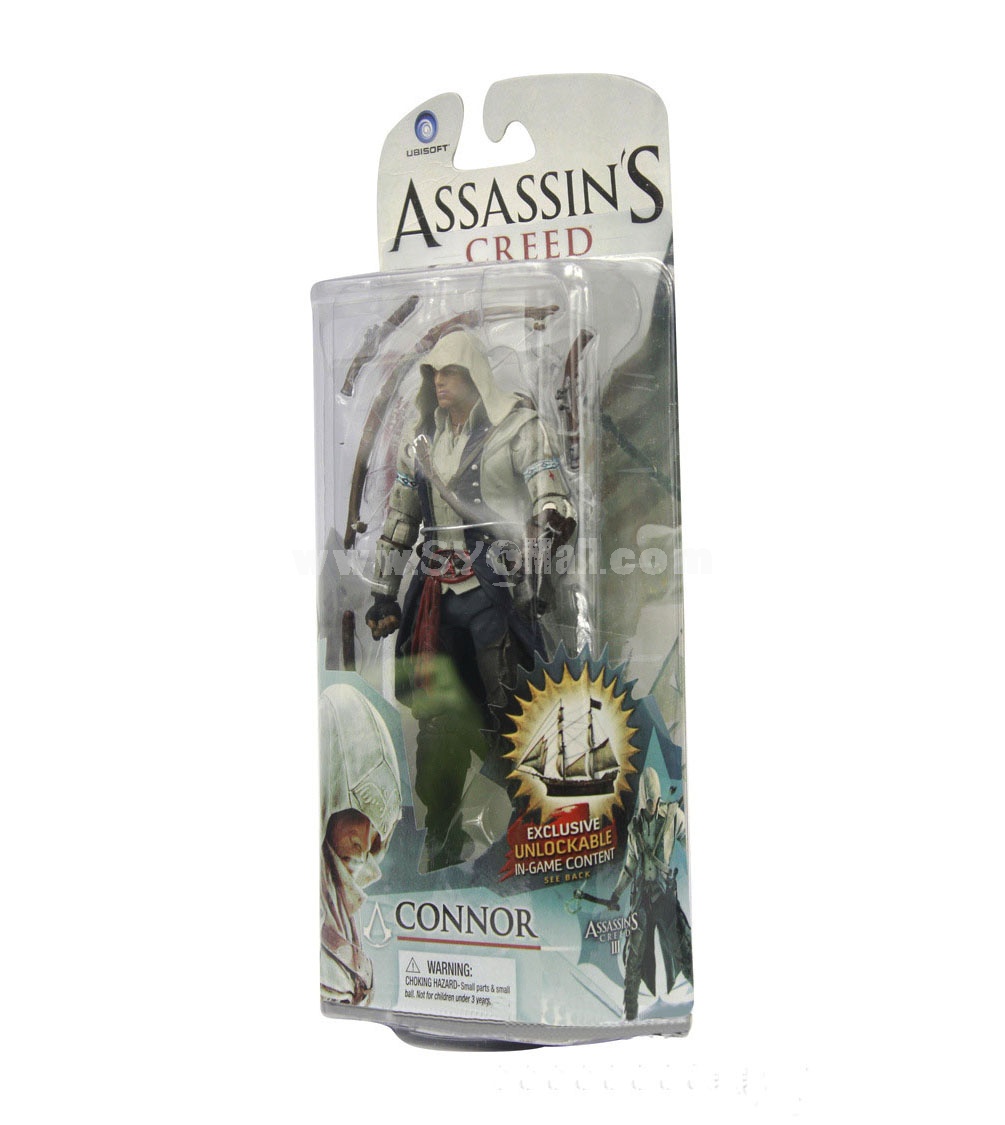 Assassin's Creed Connor Figure Toy Action Figure White 15cm/5.9inch