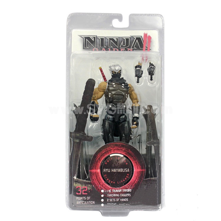 Ninja Gaiden Ryu Figure Toy Joints Moveable Action Figure 20cm/7.9inch
