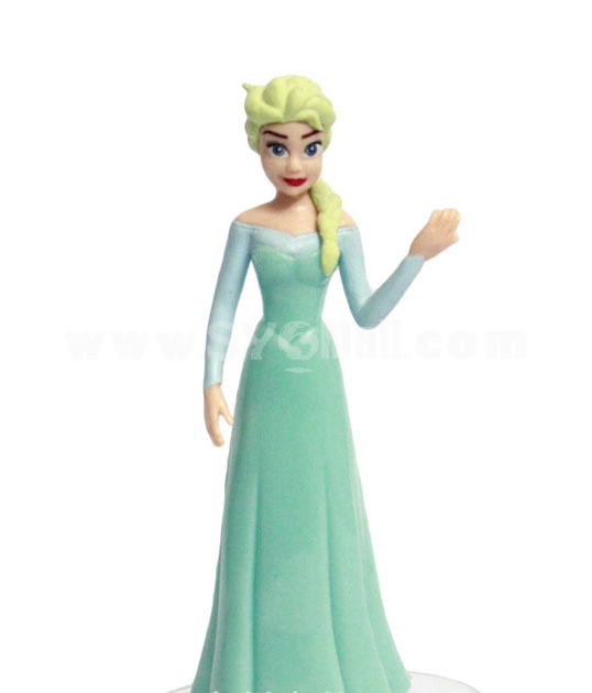 Frozen Princess Action Figures Figure Toys with Standing Board 6pcs/Lot Aprx. 2.0inch