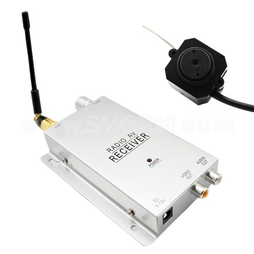 1.2Ghz 1/4 CMOS 380TVL PAL System Wireless Camera Kit