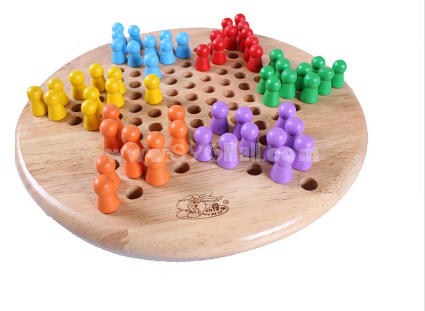 Wooden Five In a Row Chess Game Table Game Children Educational Toy