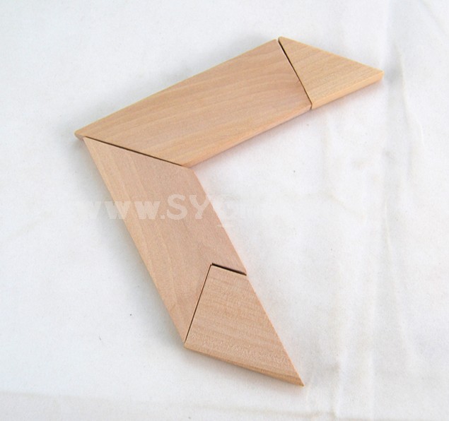 Wooden T Puzzle Children Educational Toy Small Size