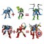 Marvel Super Heroes Figure Toys DIY Blocks 3185 6pcs/Lot
