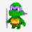 Teenage Mutant Ninja Turtles Donatello Figure Toy LOZ DIY Diamond Block 9148