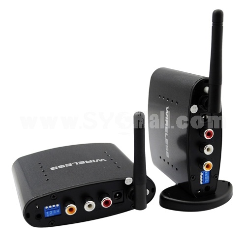 2.4G STB wireless A/V Transmitter & Receiver Sharing Device(250M) PAT-240
