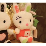 Wholesale - Loving Heart Rabbit Plush Toy Stuffed Animal 18cm/7"