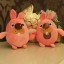 PokoPang Rabbit Plush Toy 18cm/7" 2pcs/Set