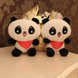 Wholesale - Cute Scarf Panda Plush Toy Stuffed Animal 18cm/7" Tall
