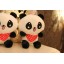 Cute Scarf Panda Plush Toy 18cm/7" 2pcs/Set
