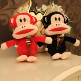 Wholesale - Cute Couple Paul Frank Monkey Plush Toy 18cm/7" 2pcs/Set