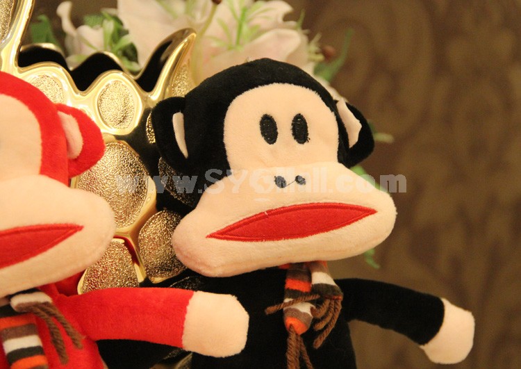 Cute Couple Paul Frank Monkey Plush Toy 18cm/7" 2pcs/Set