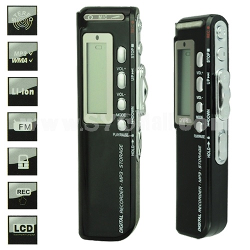 4GB Digital Stereo Voice Recorder Dictaphone MP3 Player