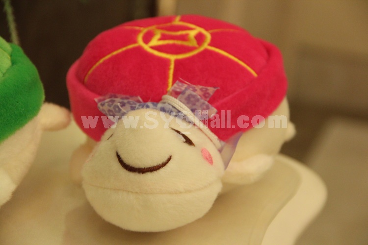 Lovely Bowknot Turtle Plush Toy 18cm/7"