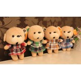 Wholesale - Cute Plaid Skirt Bear Plush Toy 18cm/7"