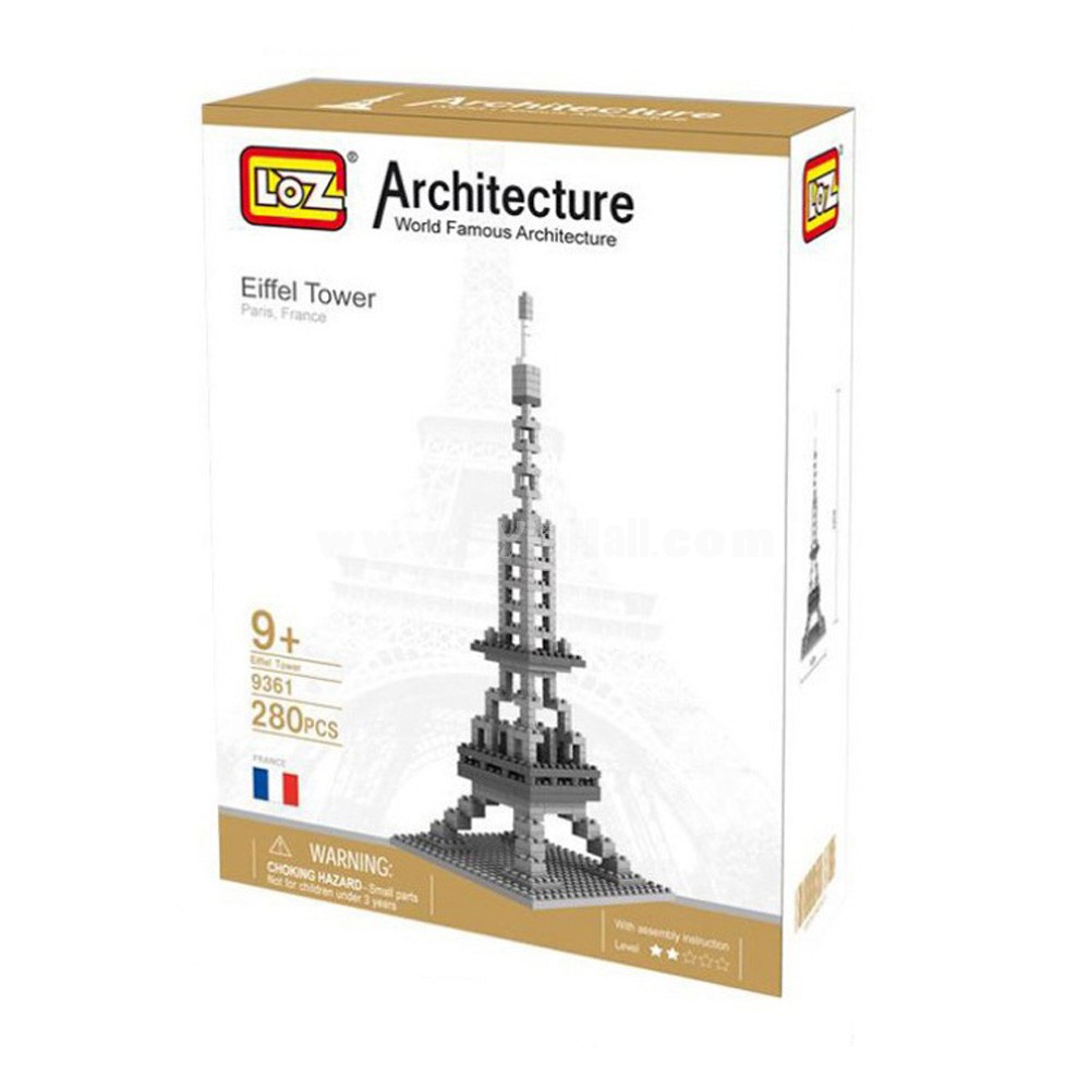 LOZ DIY Diamond Blocks Figure Toy 9361 Eiffel Tower