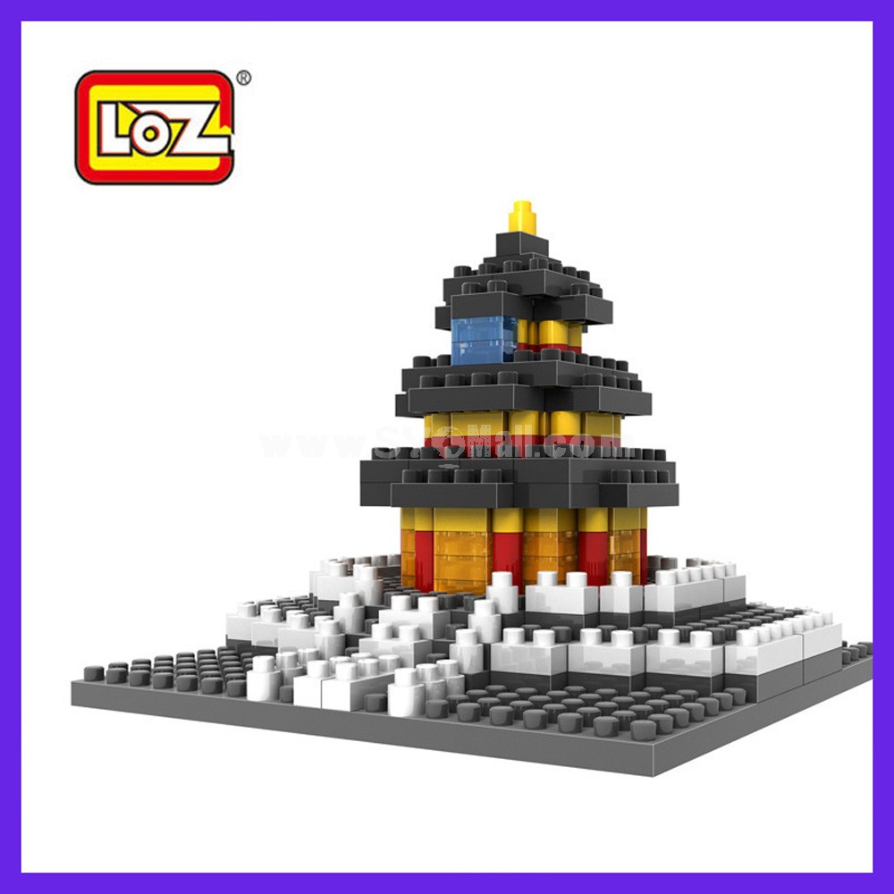 LOZ DIY Diamond Blocks Figure Toy 9384 Temple of Heaven