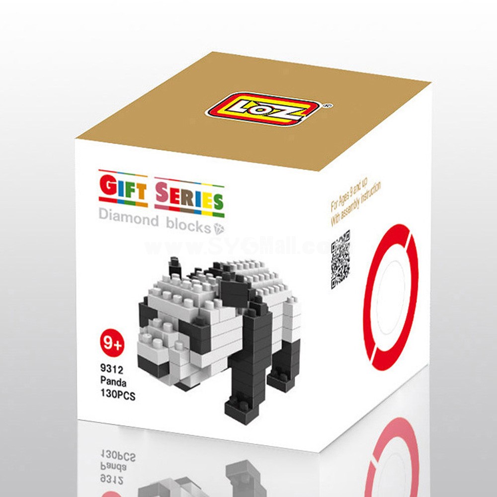 LOZ DIY Diamond Blocks Figure Toy 9312 Panda