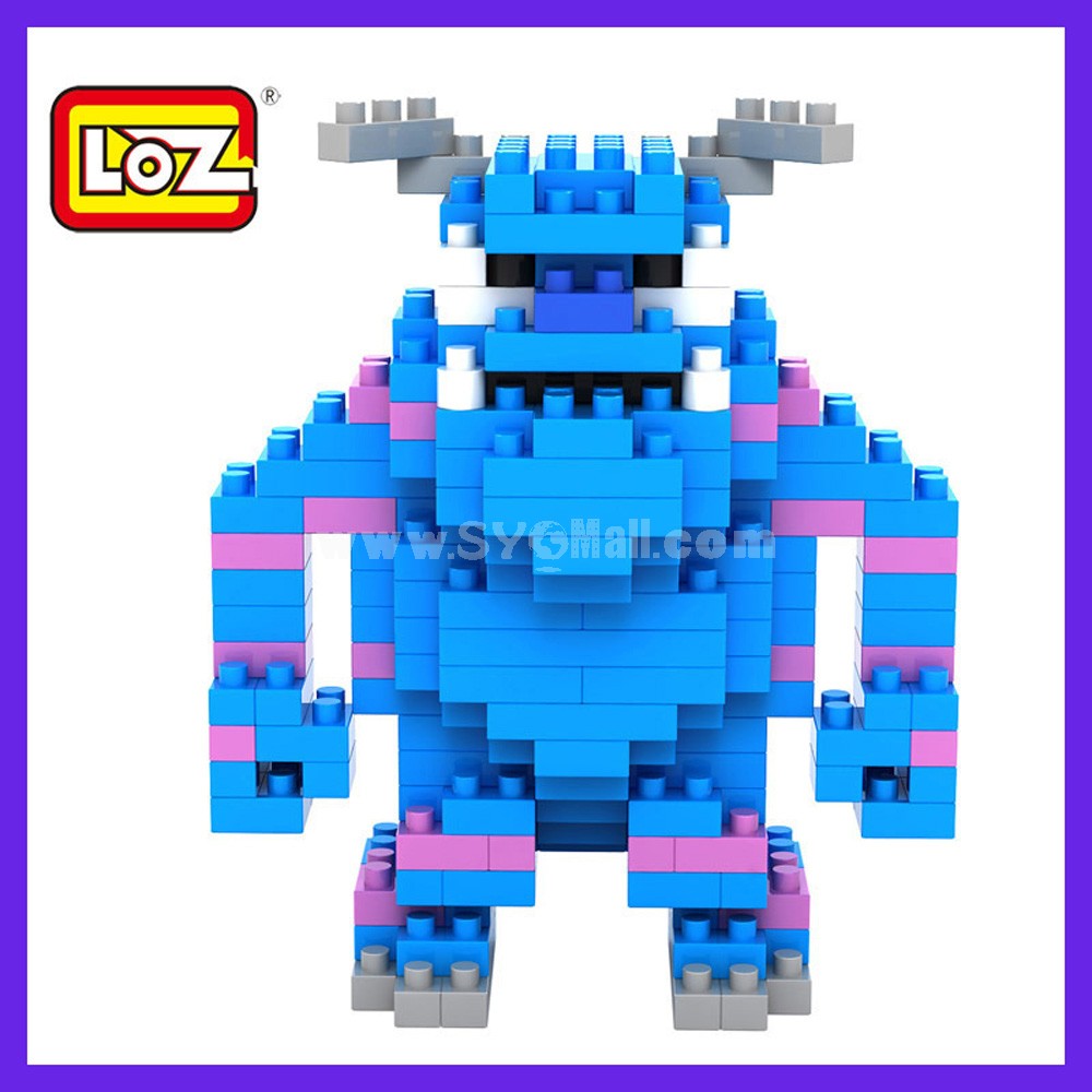 LOZ DIY Diamond Blocks Figure Toy 9183 Monster High Sulley