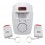 105dB Security Alarm Siren with IR Motion Detector and Dual Arm/Disarm Remote Keychains