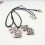 Wholesale - Jewelry Lovers Neckla Created Infinity Chain Pendant OWL Couple Necklace 2Pcs Set XL236