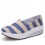 Wholesale - Women's Canvas Platform Slip On Sneakers Athletic Walking Shoes 9001-26