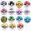 13Pcs Set Pokémon Pokemon Balls Action Figures Pokeballs Mini Models Classic Anime Pikachu Super Master Toys 7CM/2.8Inch