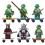 wholesale - Ninja Turtles Block Mini Figure Toys 6Pcs Set