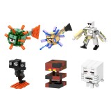 wholesale - 6Pcs Minecraft Building Block Toys Mini Figures B041-046