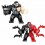 wholesale - Venom & Carnage Building Blocks Mini Figure Toy EG131-132 7.5CM/3Inch 2Pcs Set