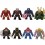 wholesale - 8Pcs Super Heroes Iron Man Ant Man Loki Thanos Building Blocks Mini Figure Toys Big Size 7.5cm/3Inch PG8258