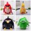 wholesale - 4Pcs Set Angry Birds Plush Toys Stuffed Animals 18cm/7Inch Tall