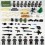 wholesale - 8Pcs WW2 Military Soldiers Minifigures Set Building Blocks Mini Figures with Weapons and Accessories 