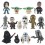 wholesale - 14Pcs Star Wars Action Figures Darth Vader Yoda Mini Figurines Display Models PVC Toys Set 2.5-4.5cm/1-1.8Inch Tall