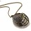 Stylish Gold Helmet Necklace (TA75)