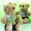 20cm lovers' bear plush Toys (2 pack)